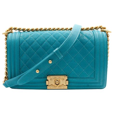 chanel teal boy bag|chanel boy bag price 2023.